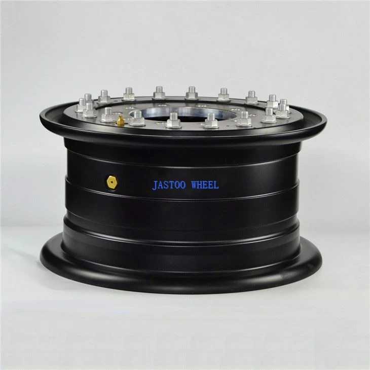 2-piece Military Shinny Black Forged Alloy Wheel