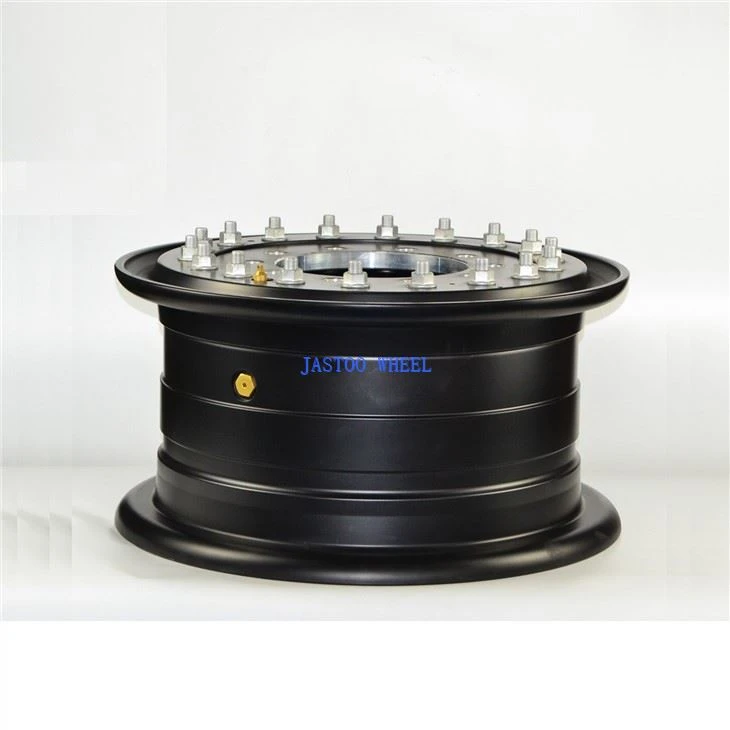2-piece Military Shinny Black Forged Alloy Wheel