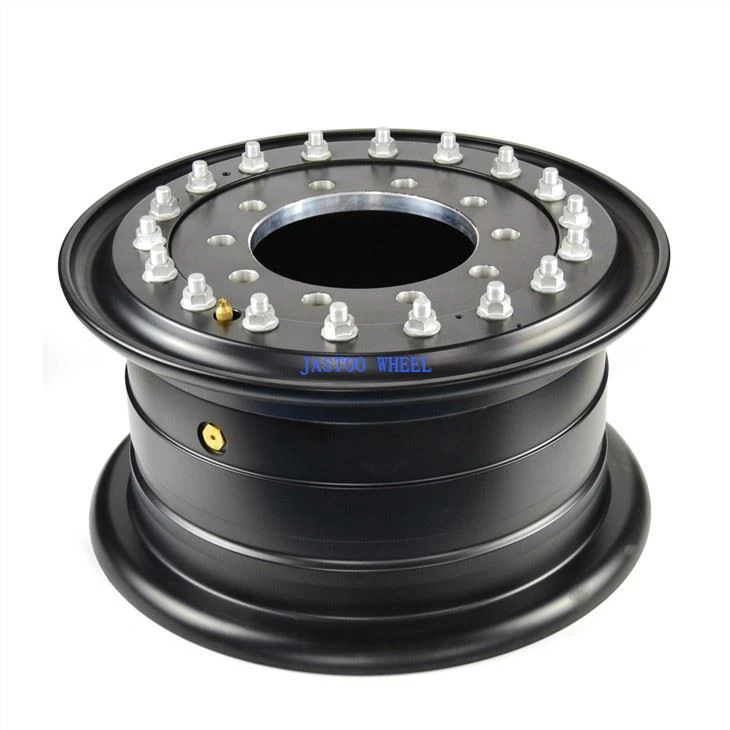 2-piece Military Shinny Black Forged Alloy Wheel