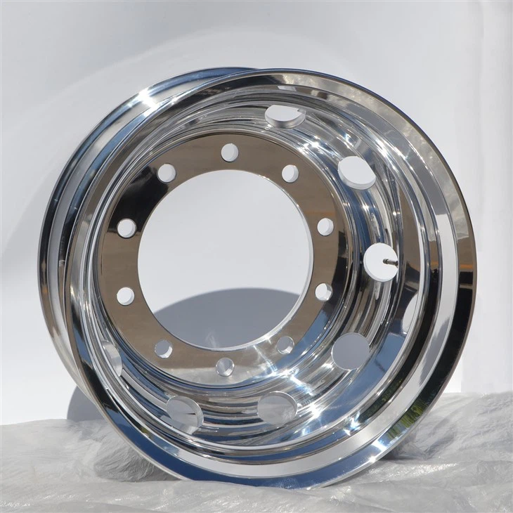 Polished Truck Wheels 22.5x8.25 Forged Aluminum Rim