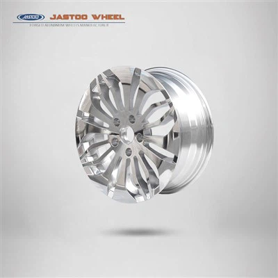 18 × 10 Zoll geschmiedetes Legierungsauto Rad mit transparenten Malschnellen